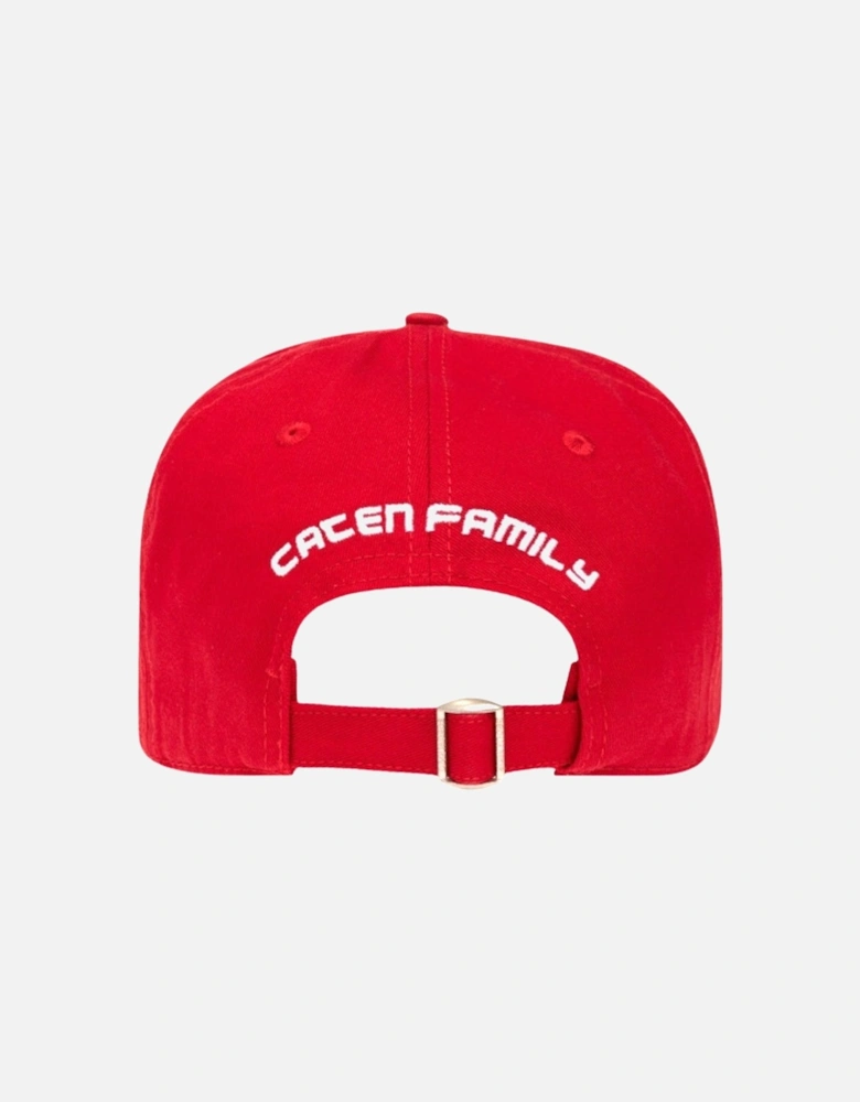 White Logo Family Red Hat