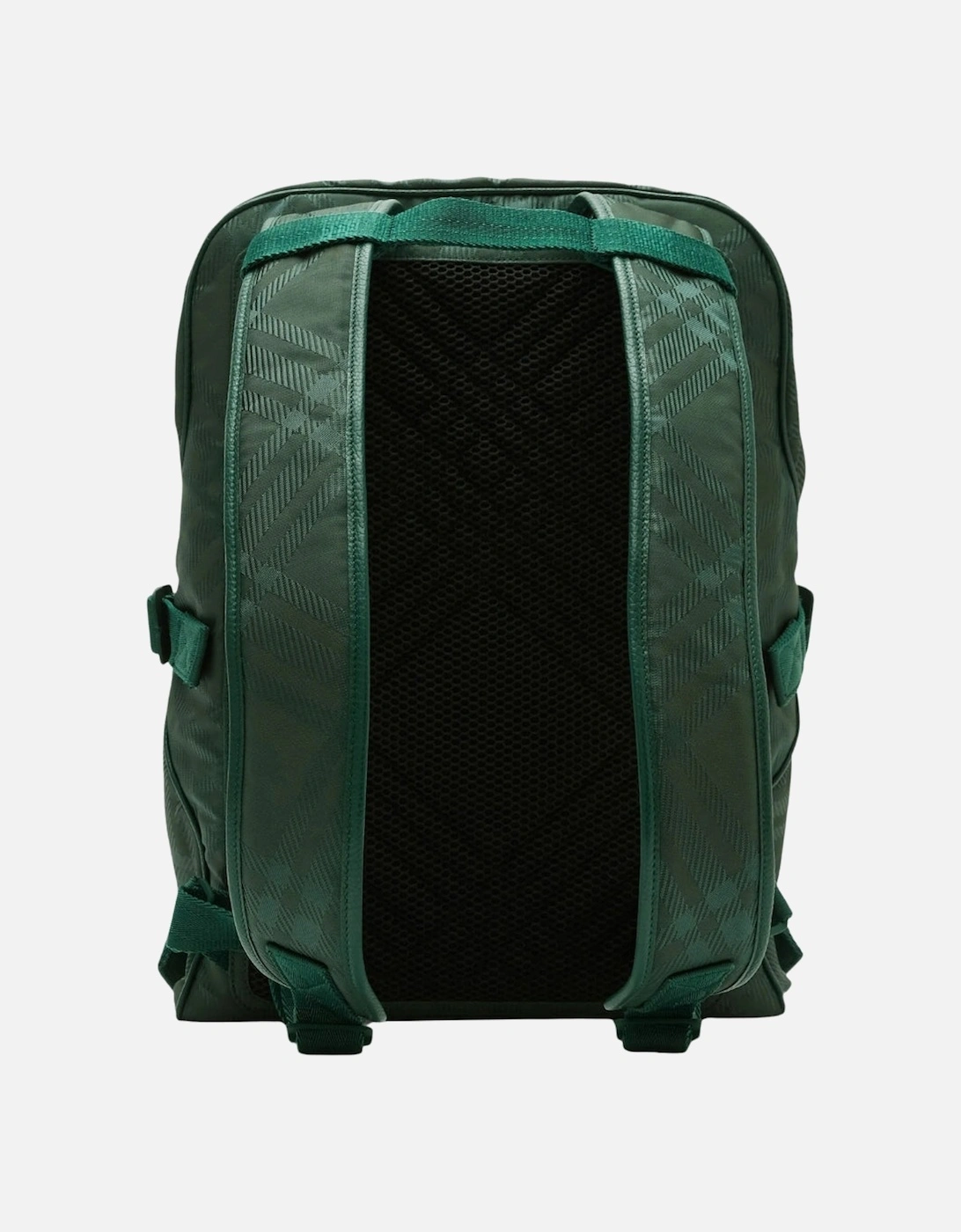 Vine Green Checked Jacquard Backpack