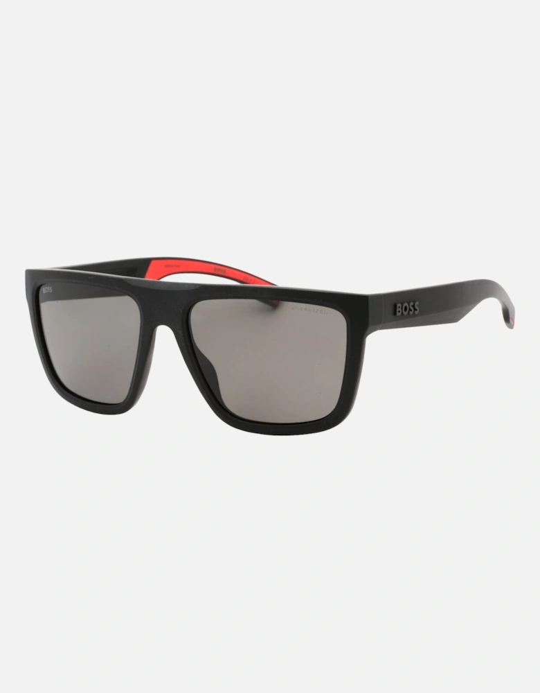 Grey PZ Lens Matte Black Sunglasses