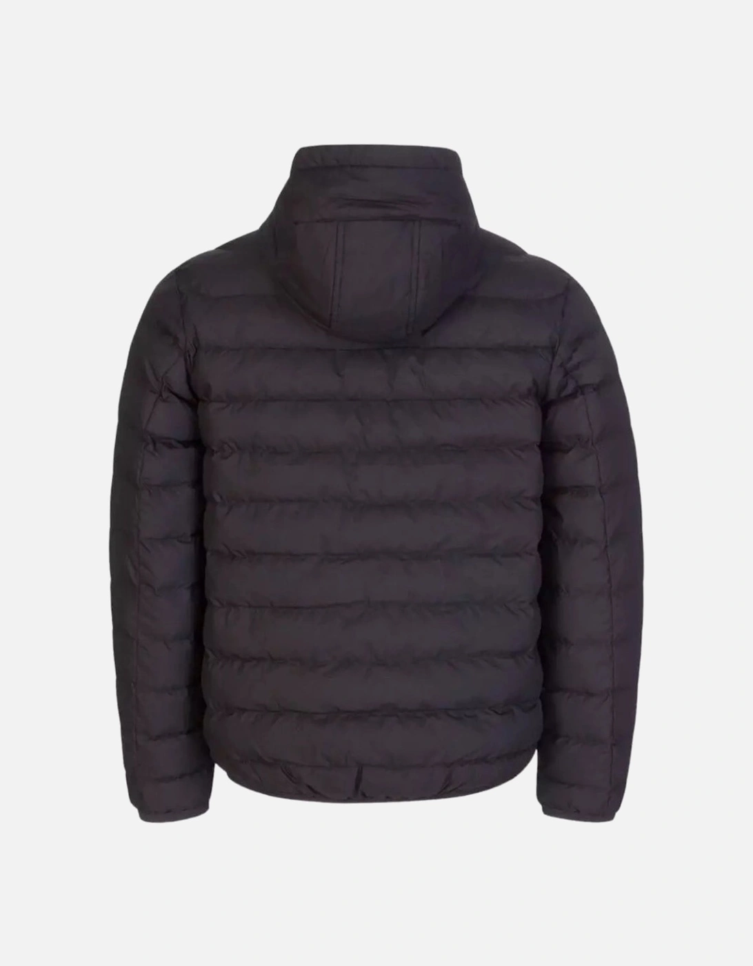 Black Insulated Hooded Jacket
