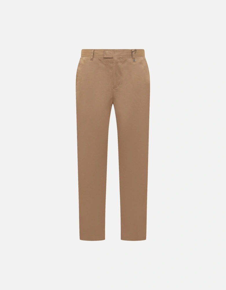 Shilton Cotton Camel Beige Chino Trousers