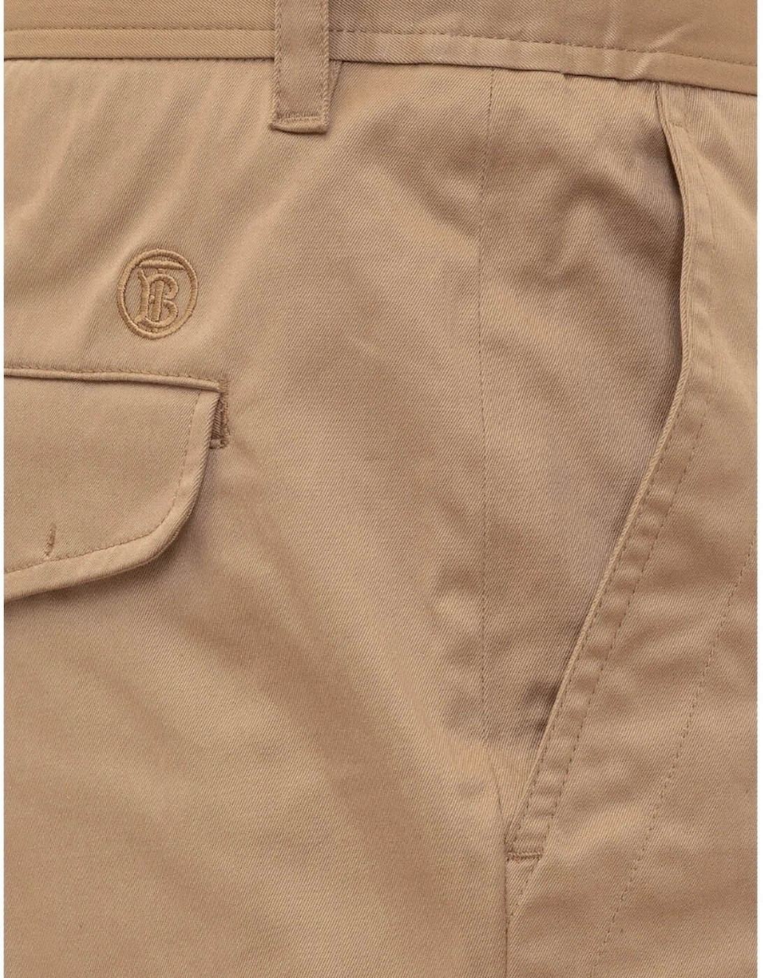 Shilton Cotton Camel Beige Chino Trousers