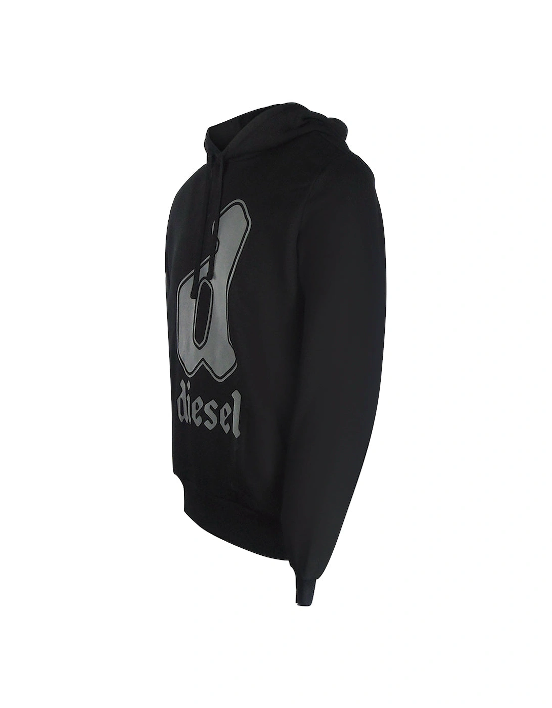 Bold D Design Black Hoodie