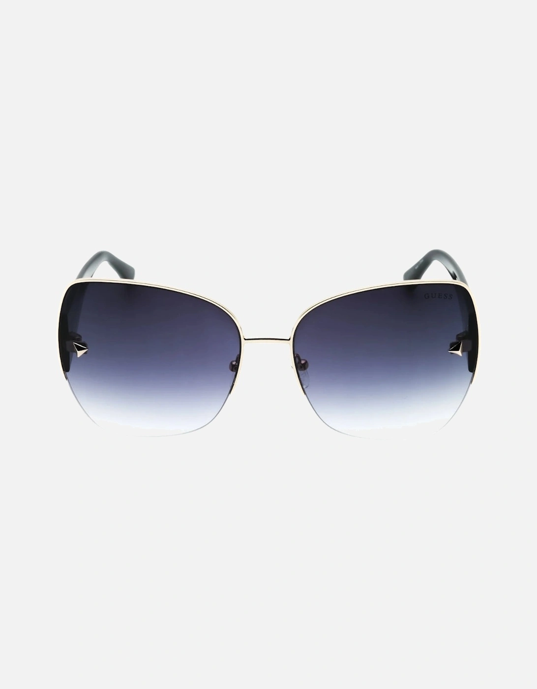 Gold Detail Black Frame Smoke Gradient Lens Sunglasses, 3 of 2