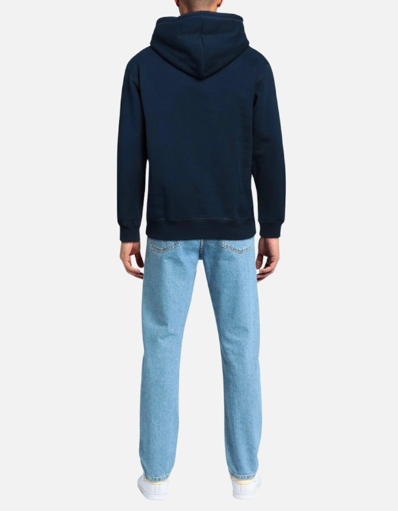 Cool Fit Maple Leaf Navy Blue Hoodie