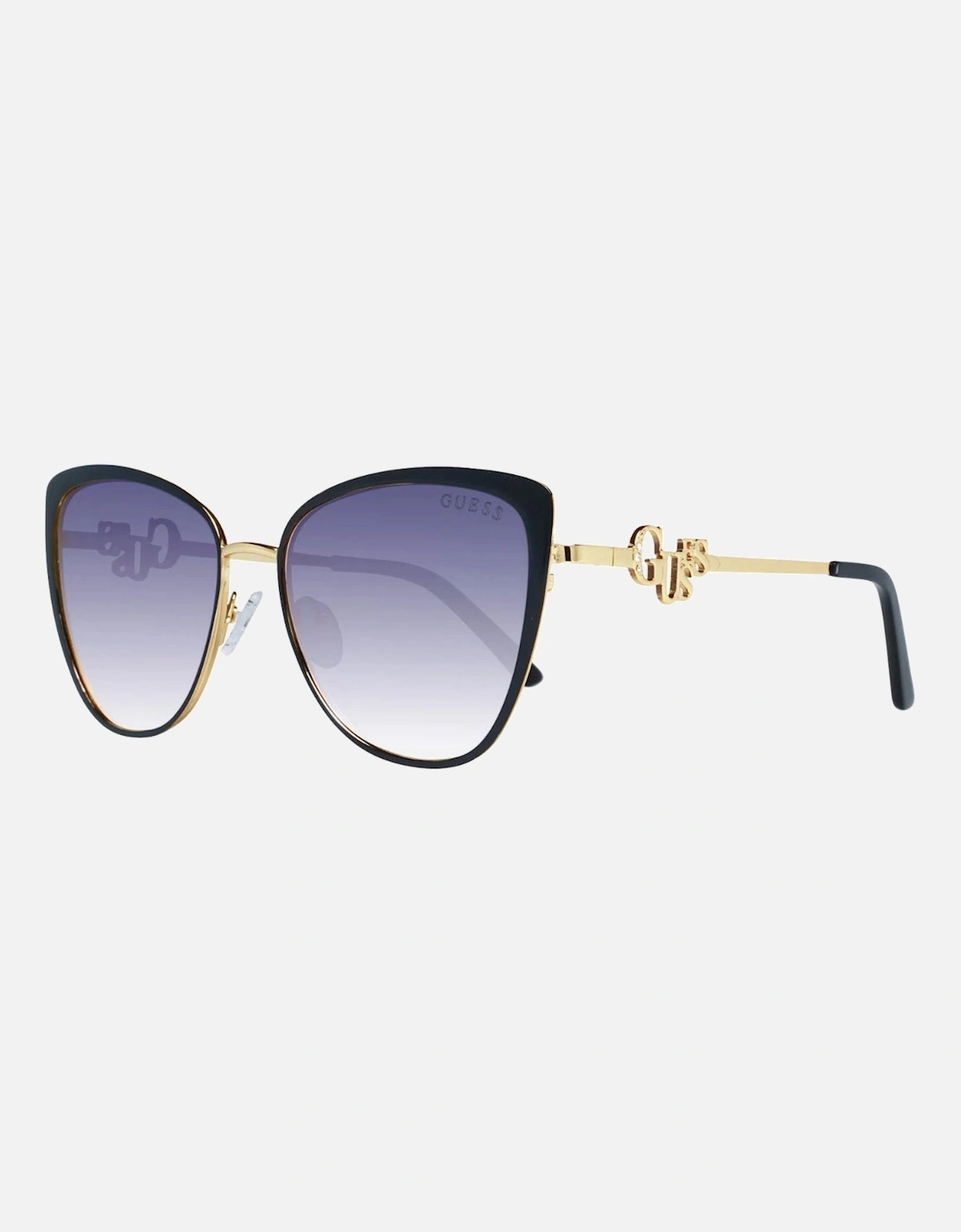 Shiny Black Frame Gold Legs Sunglasses