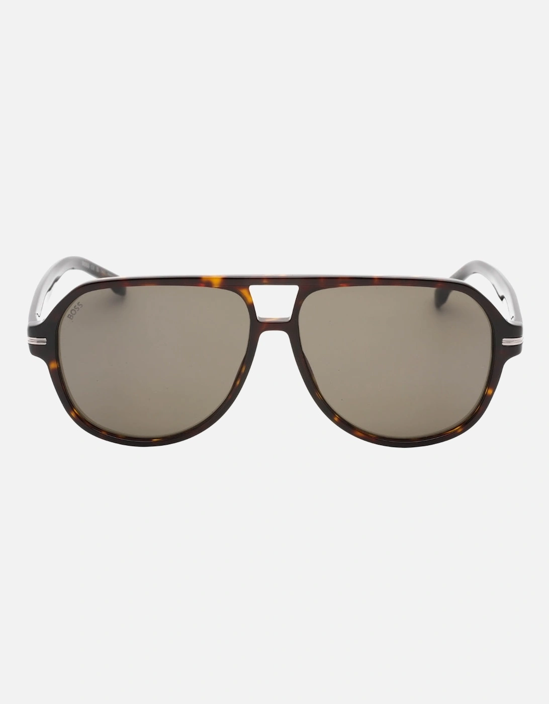 Havana Brown Framed Grey Lens Sunglasses, 3 of 2
