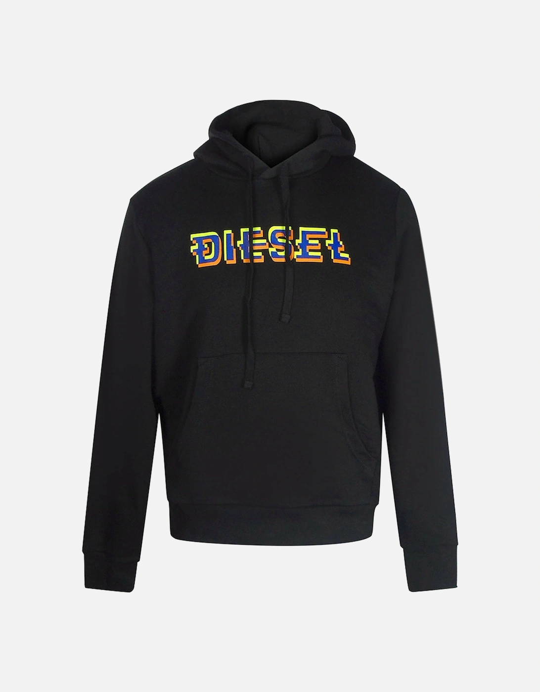 Pixel Bold Logo Black Hoodie, 4 of 3