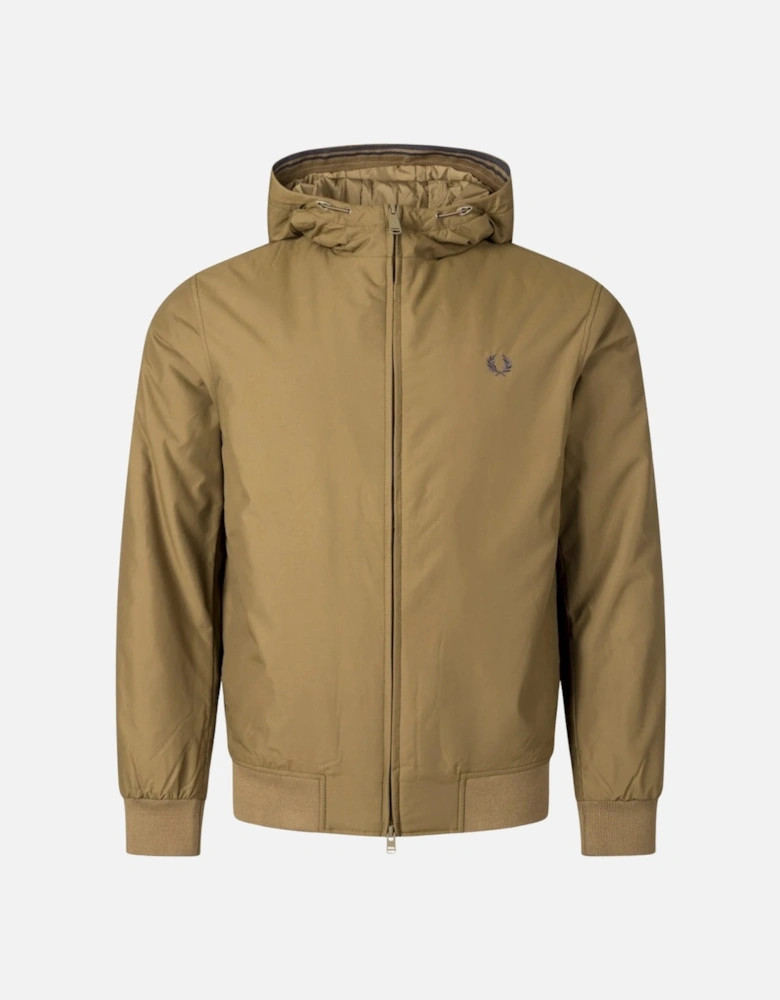 Shaded Stone Brown Padded Hooded Brentham Jacket