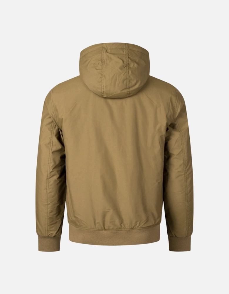 Shaded Stone Brown Padded Hooded Brentham Jacket