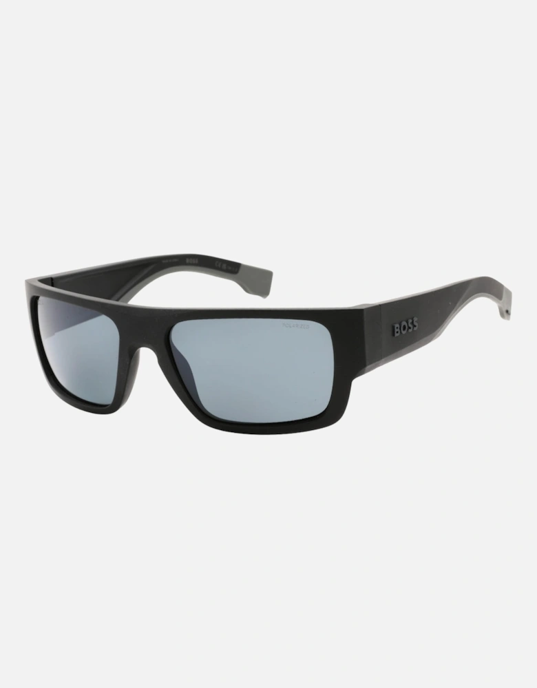 Grey Polarised HC OL Lens Matte Black Sunglasses