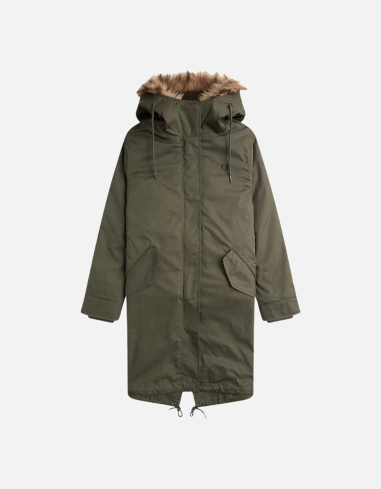 Field Green 2 in 1 Zip-In Liner Parka Jacket