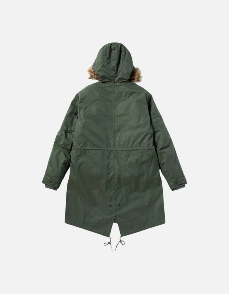 Field Green 2 in 1 Zip-In Liner Parka Jacket
