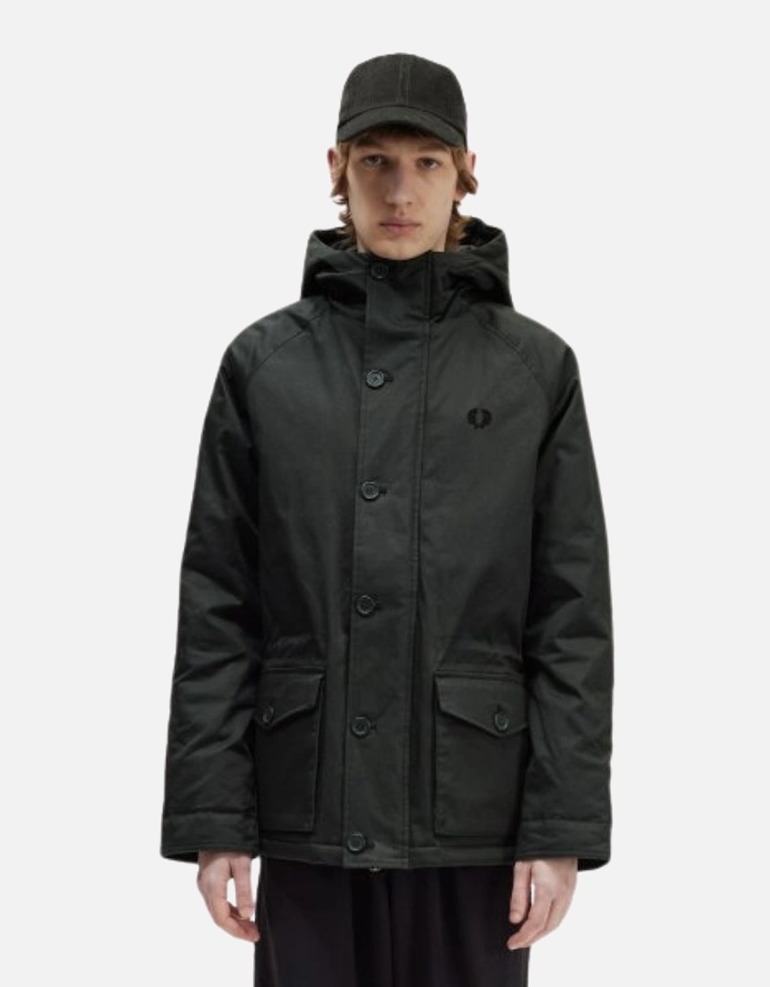 Short Snorkel Night Green Parka Jacket