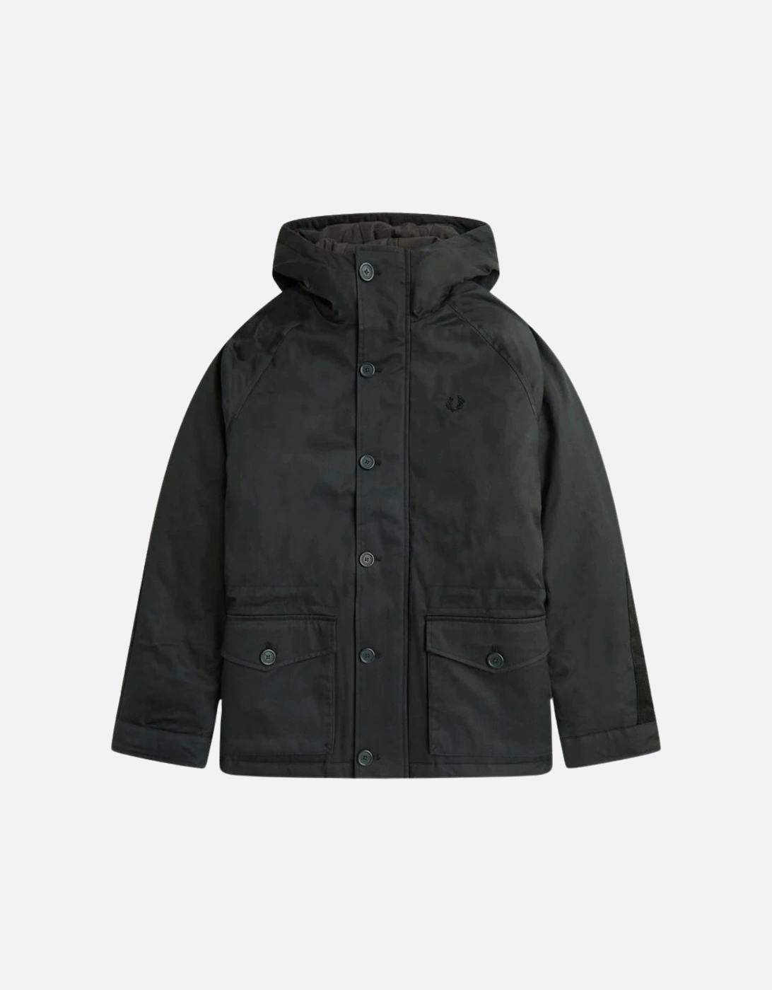 Short Snorkel Night Green Parka Jacket, 5 of 4