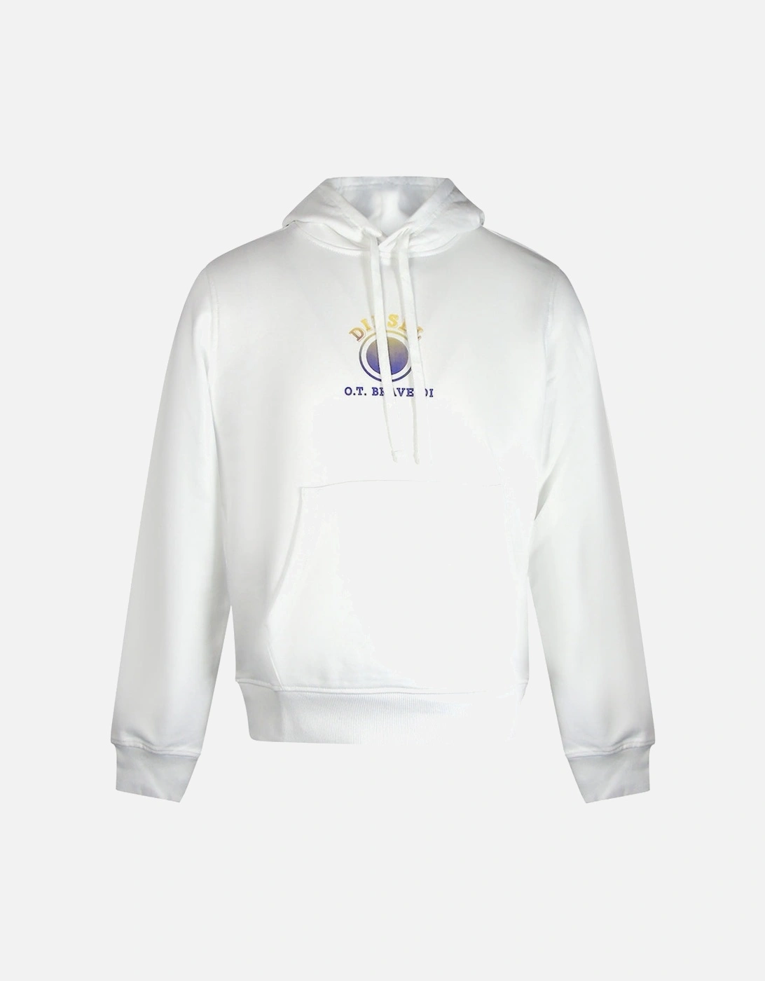 Small Faded Purple Logo White Hoodie, 4 of 3
