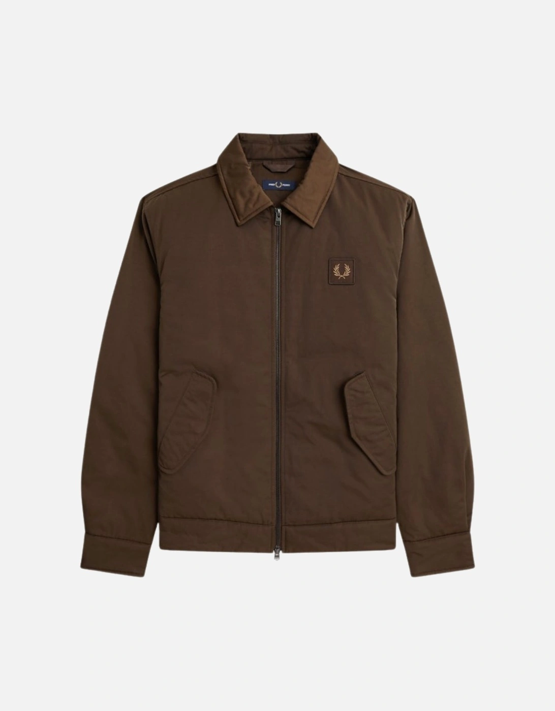 Burnt Tobacco Dark Brown Suited ip Through Jacket, 4 of 3