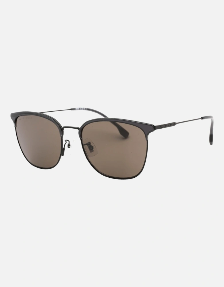 Dark Ruthenium Grey Frame Grey Lens Sunglasses