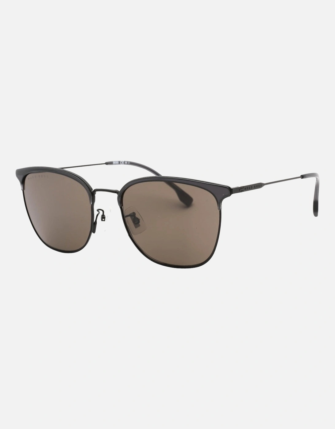 Dark Ruthenium Grey Frame Grey Lens Sunglasses