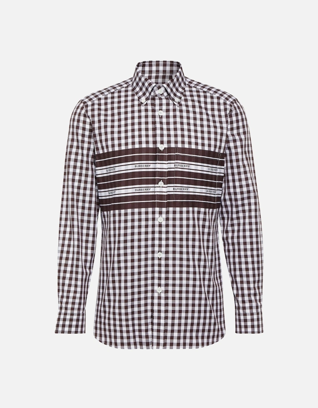 Cotton Poplin Dark Burgundy Check Shirt, 5 of 4