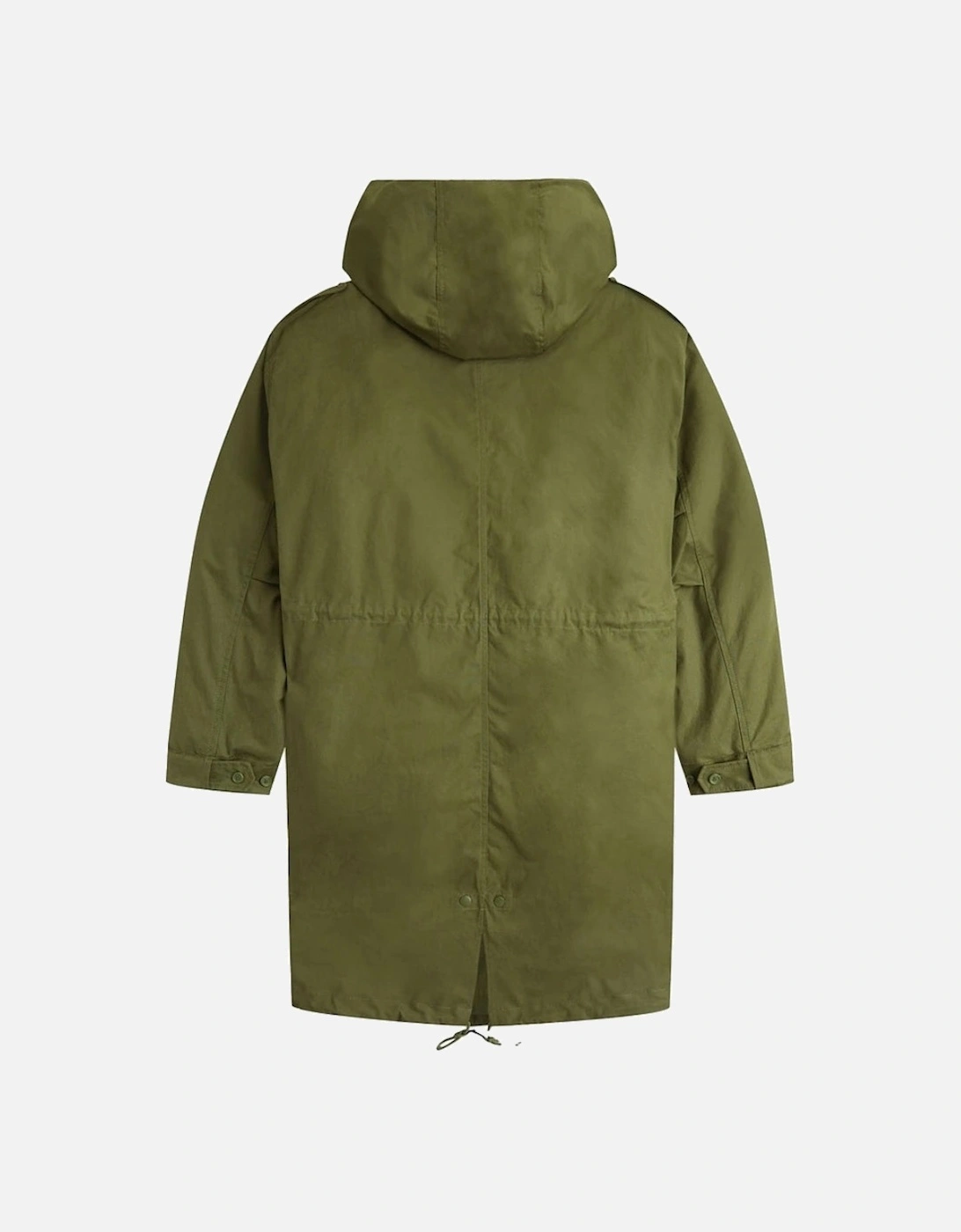Fur Lined Green Parka Jacket