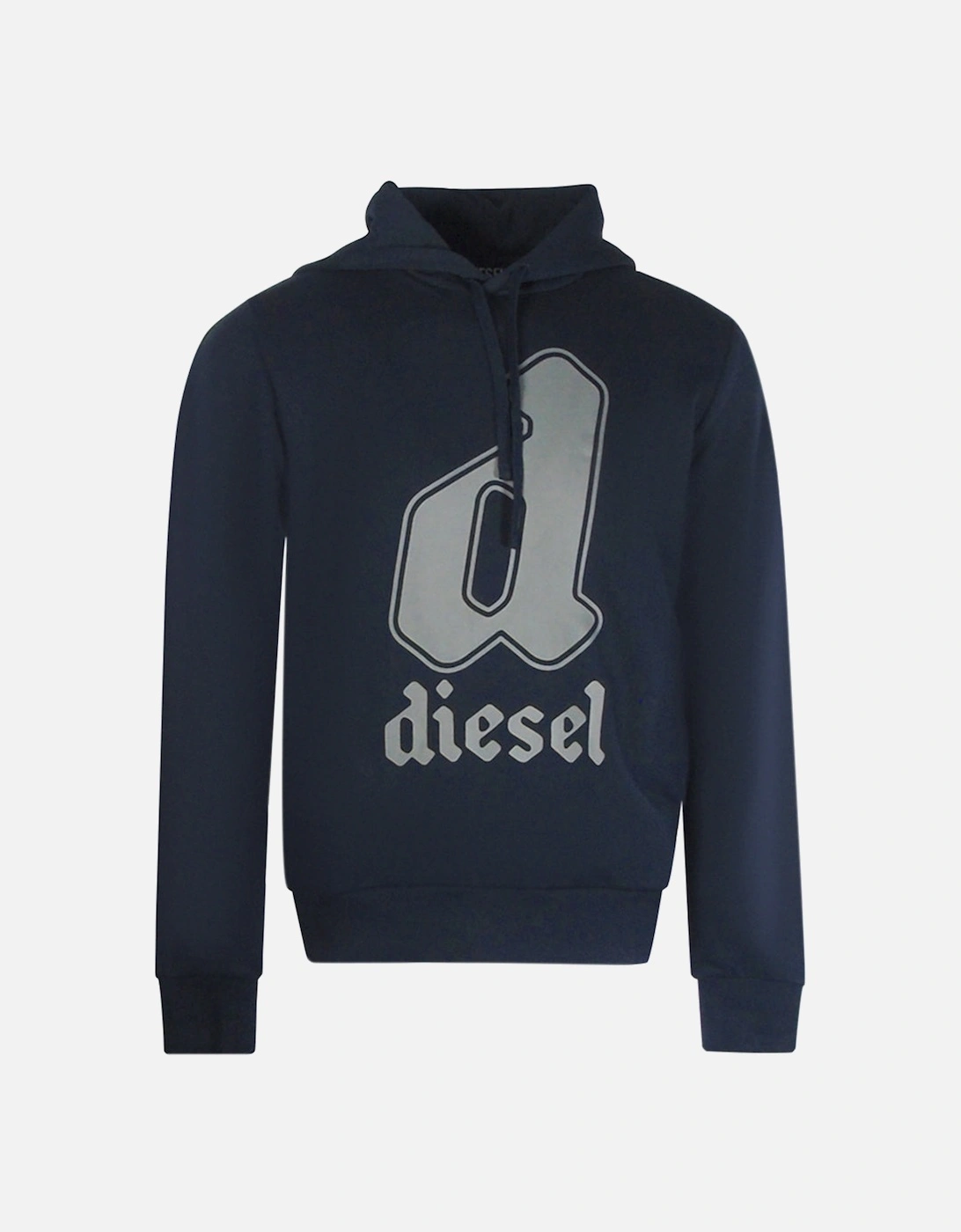 Bold D Logo Navy Blue Hoodie, 4 of 3