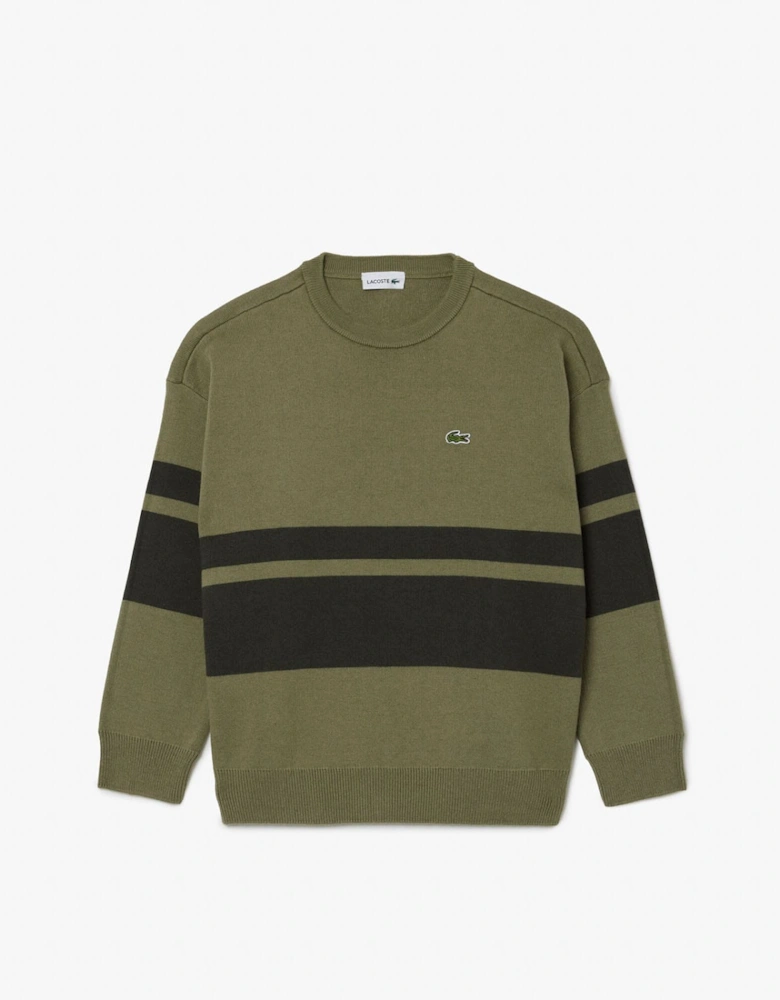 Juniors Striped Sweatshirt