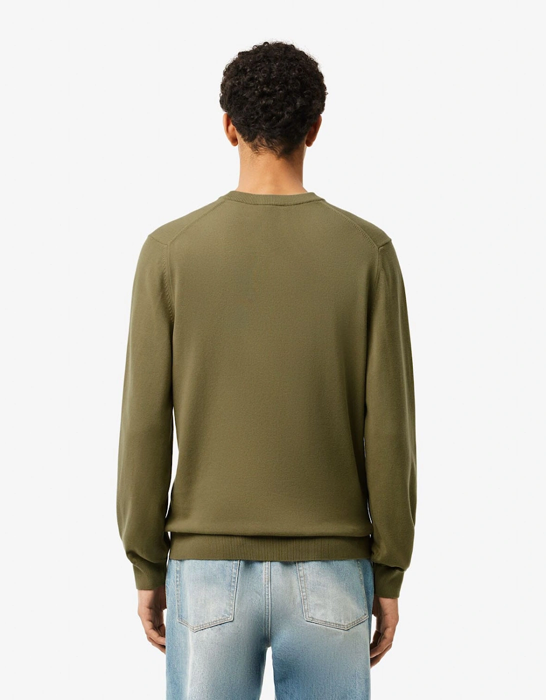 Monochrome Crewneck Cotton Sweatshirt