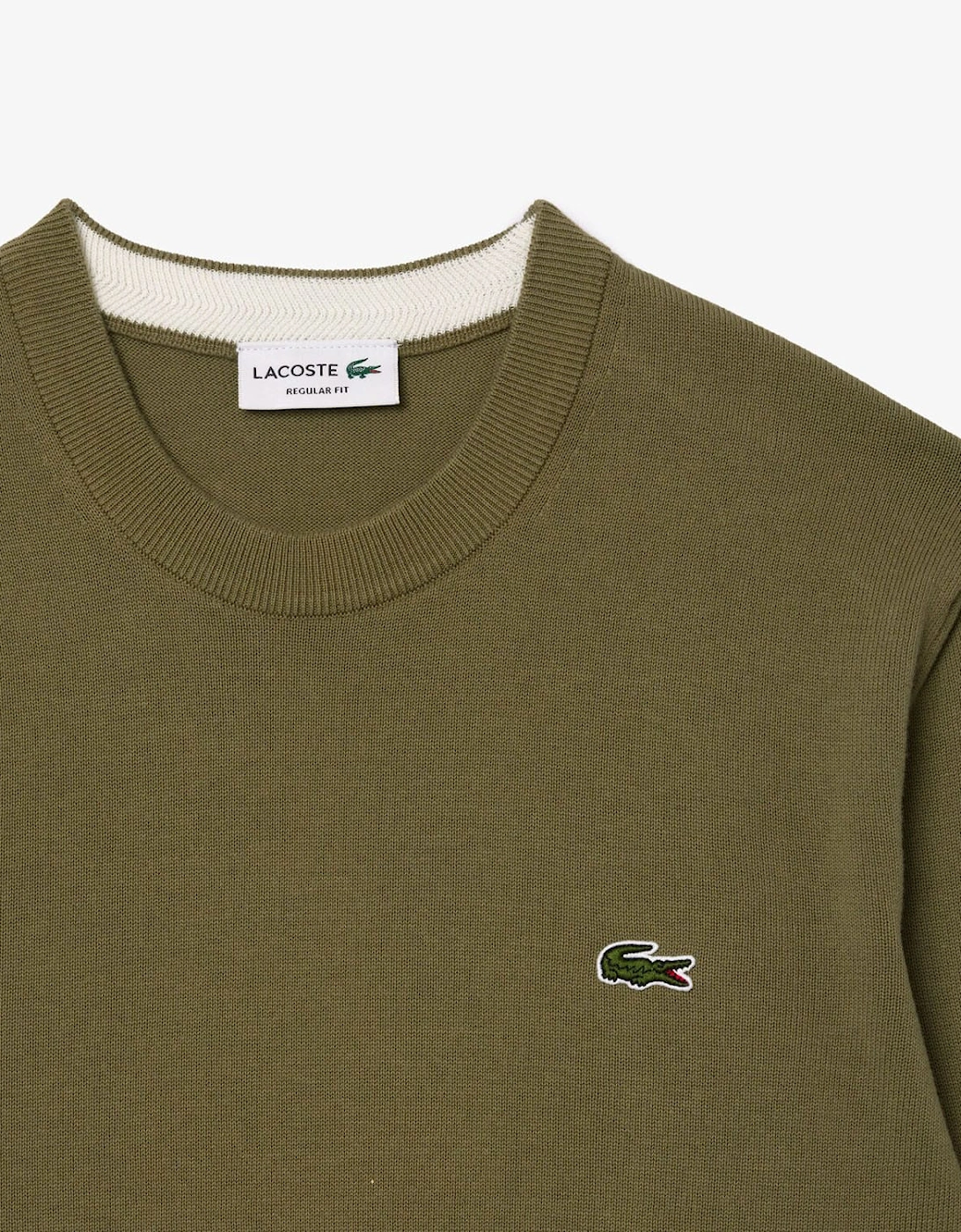 Monochrome Crewneck Cotton Sweatshirt