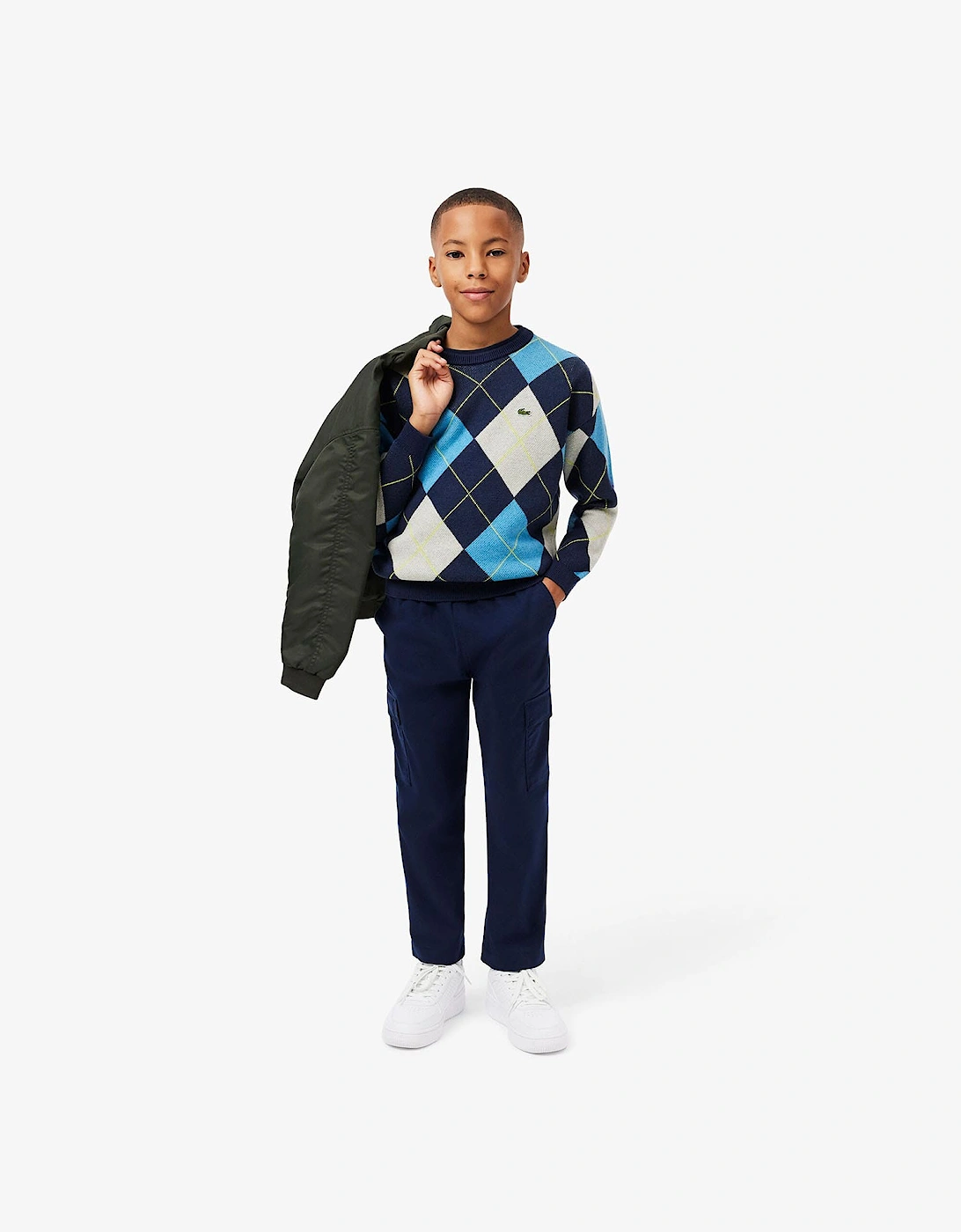 Juniors Jacquard Sweatshirt