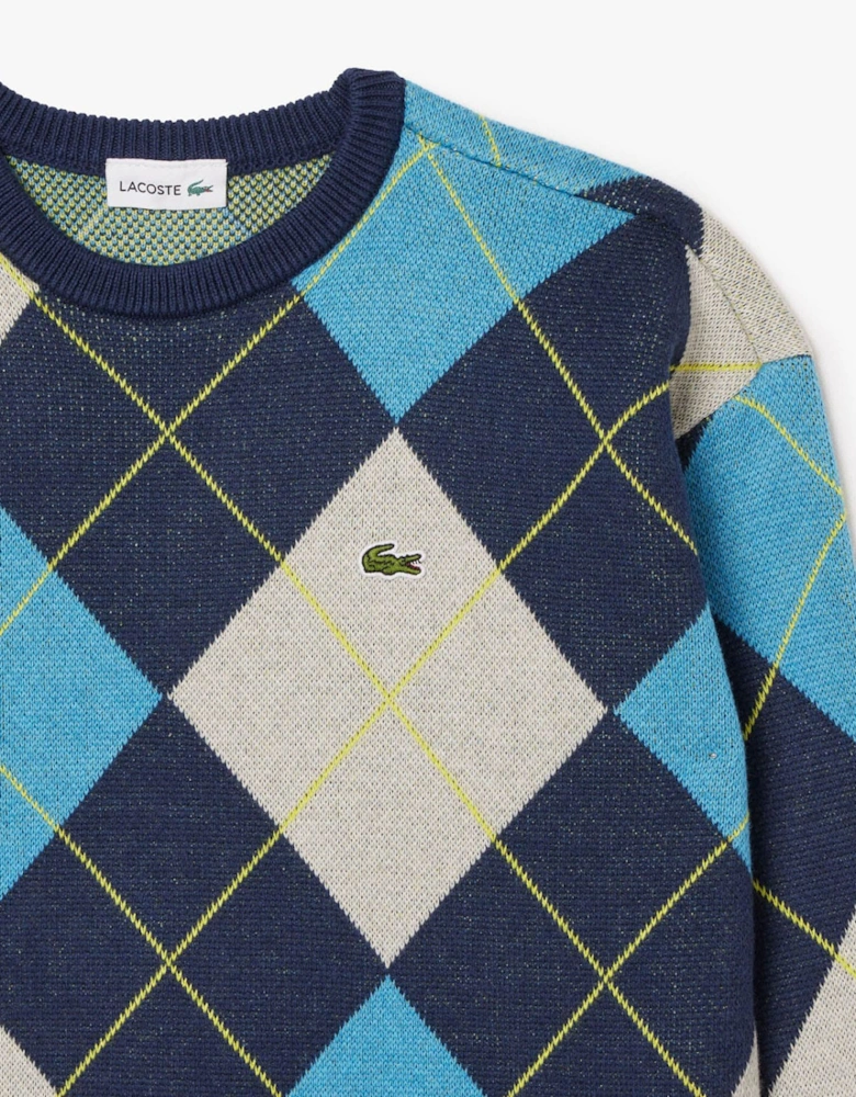 Juniors Jacquard Sweatshirt