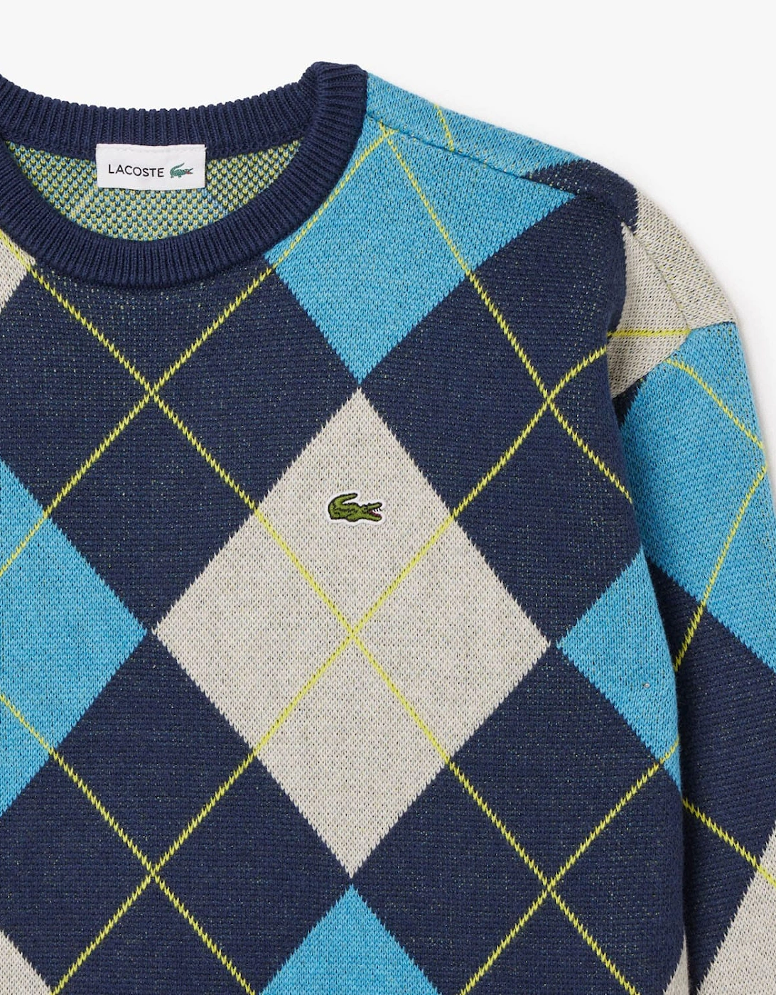 Juniors Jacquard Sweatshirt