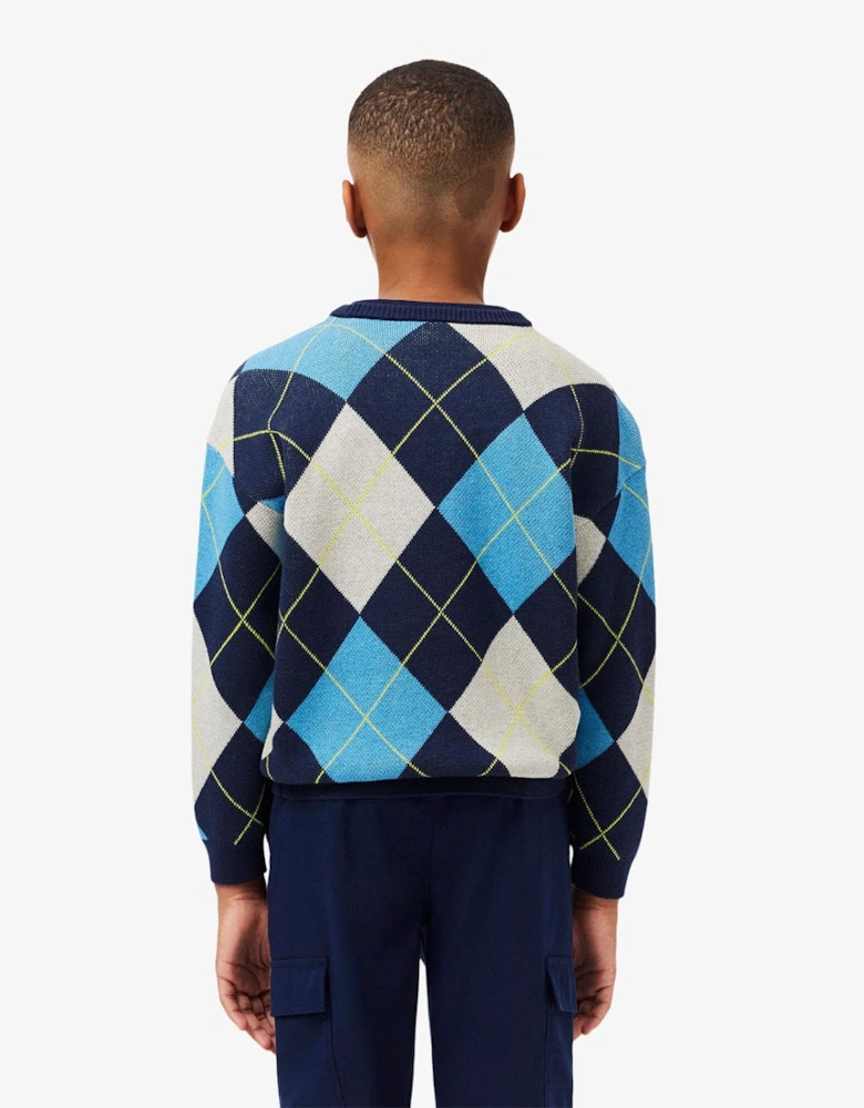 Juniors Jacquard Sweatshirt
