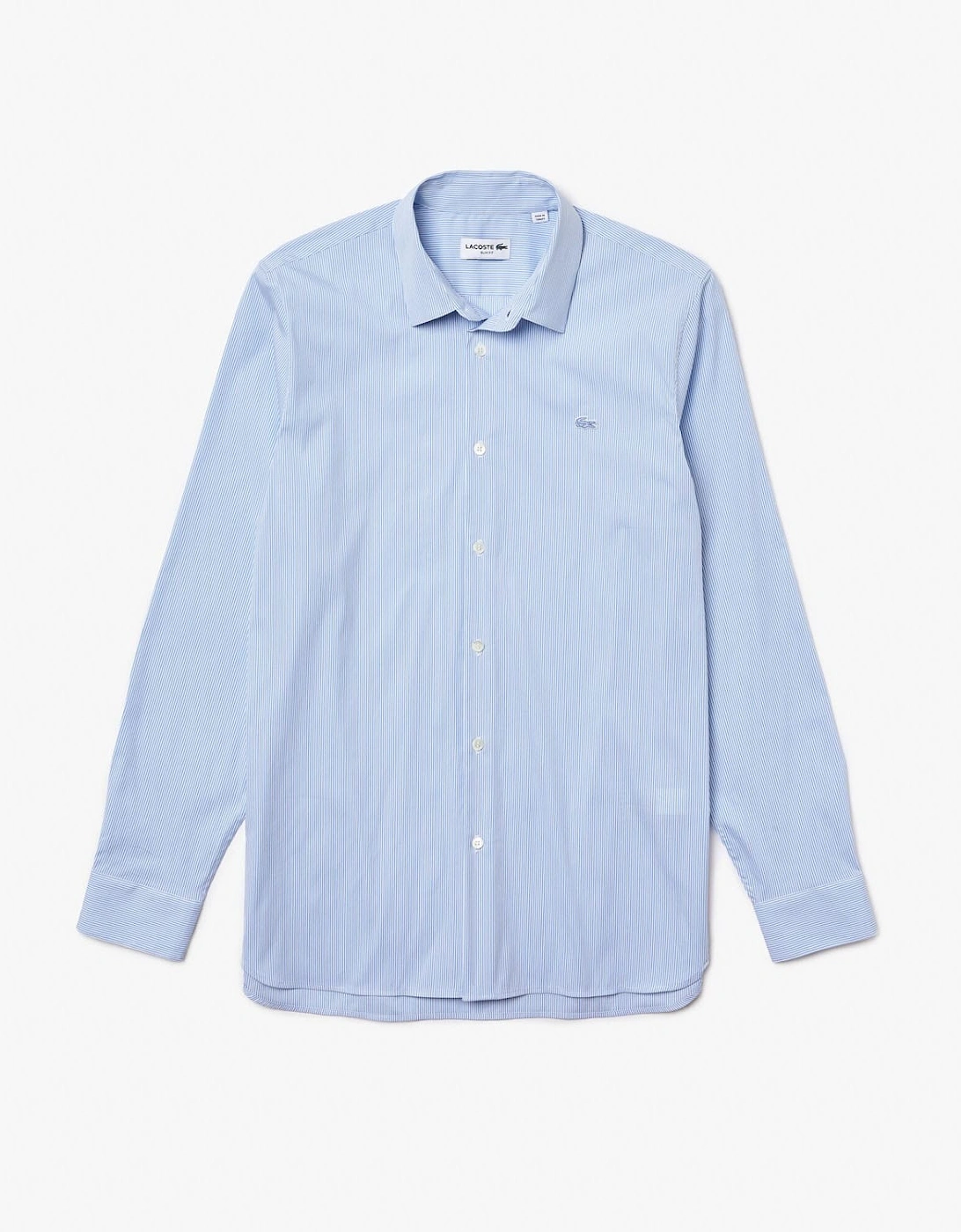 Slim Fit Striped Stretch Poplin Shirt