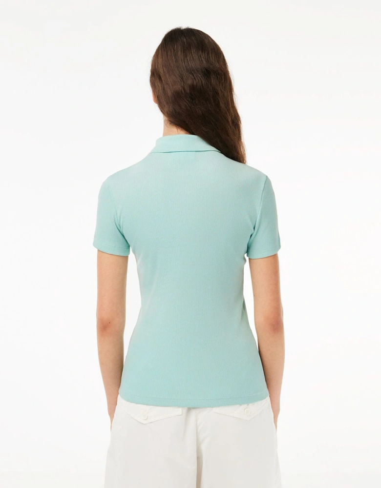 Slim Fit L.12.D Ribbed Polo Shirt