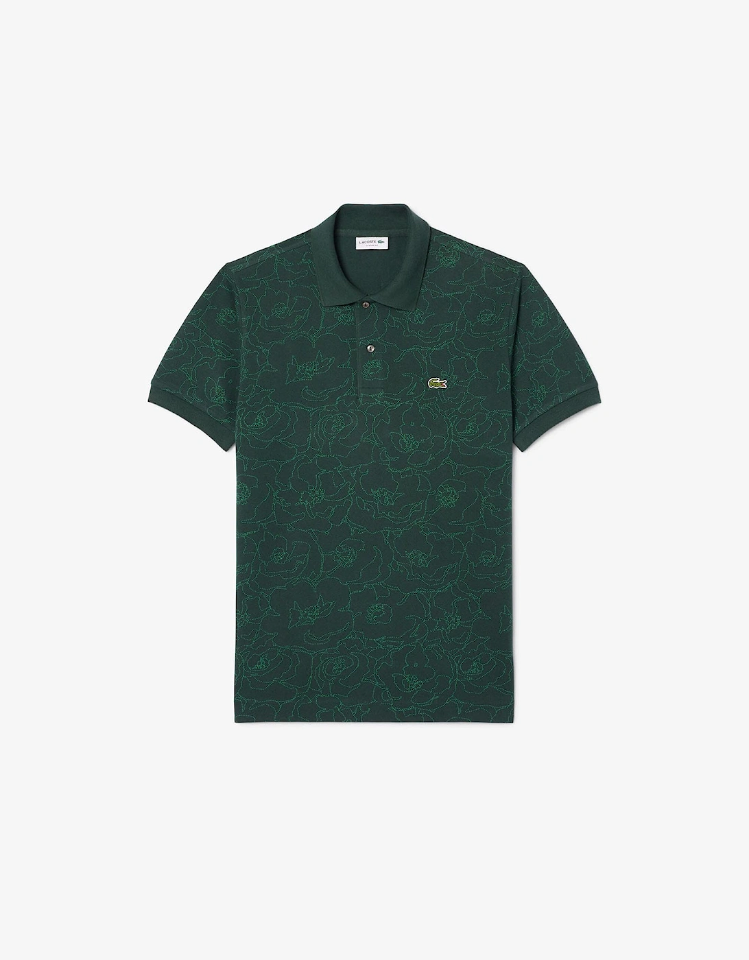 Classic Fit Flower Print L.12.12 Polo Shirt