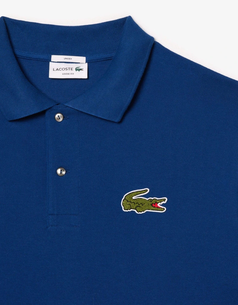 Loose Fit L.12.12 Piqué Badge Polo Shirt