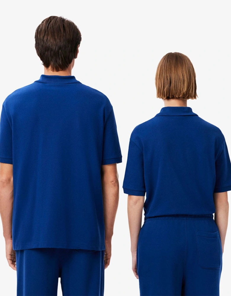 Loose Fit L.12.12 Piqué Badge Polo Shirt