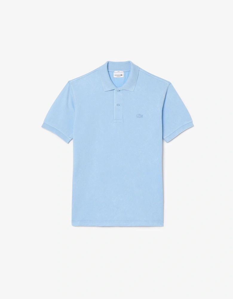 Classic Fit L.12.12 Washed Effect Polo Shirt