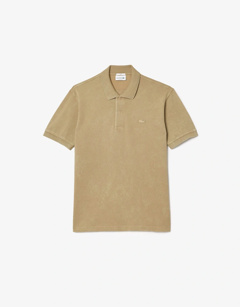 Classic Fit L.12.12 Washed Effect Polo Shirt