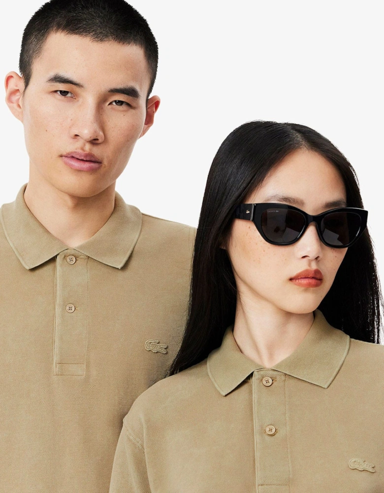 Classic Fit L.12.12 Washed Effect Polo Shirt