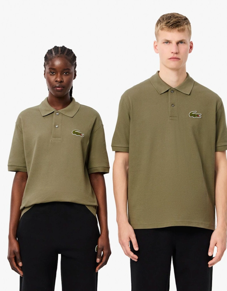 Loose Fit L.12.12 Piqué Badge Polo Shirt