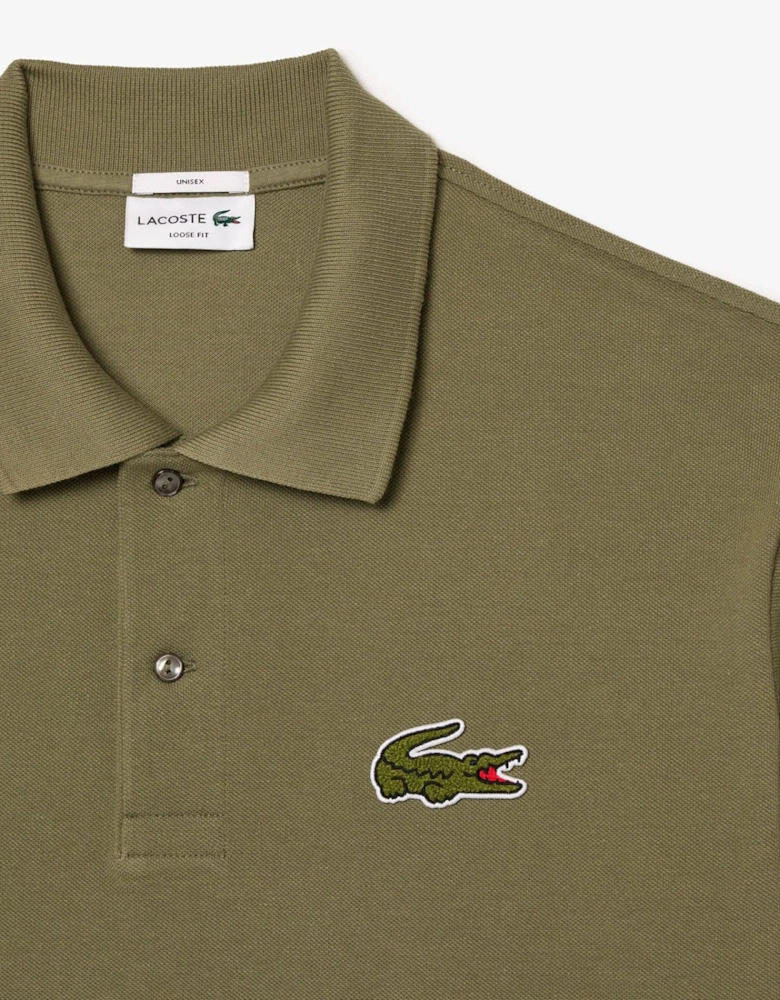 Loose Fit L.12.12 Piqué Badge Polo Shirt