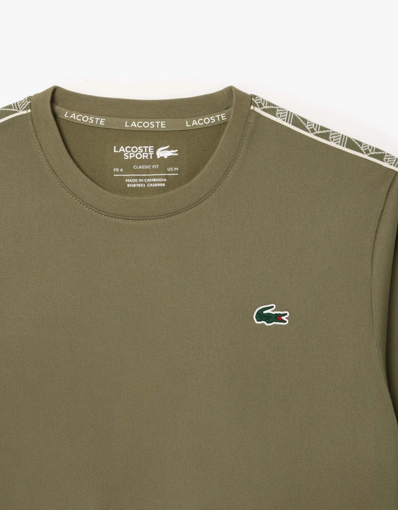 Jacquard Interlock Tennis Sweatshirt