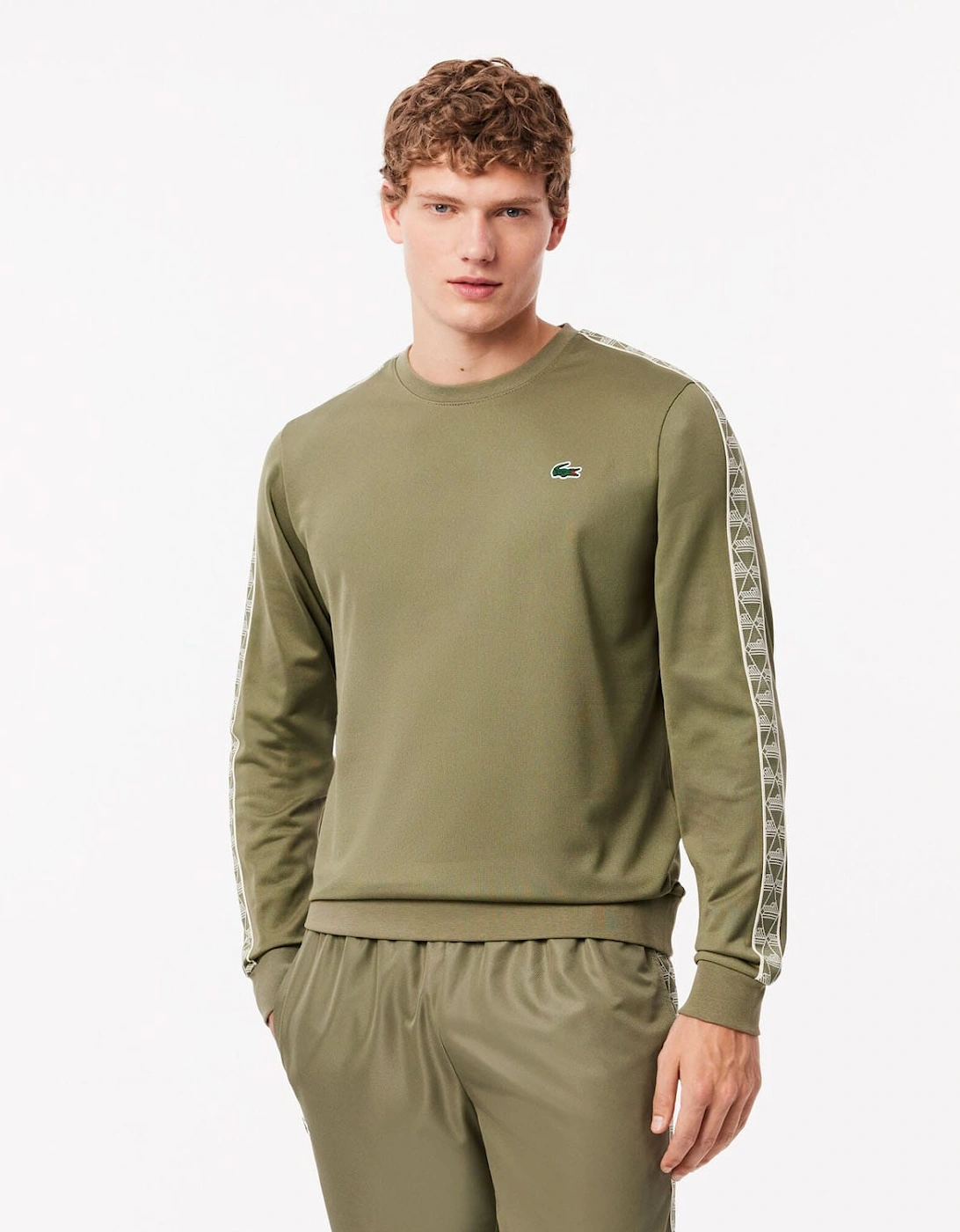 Jacquard Interlock Tennis Sweatshirt, 7 of 6