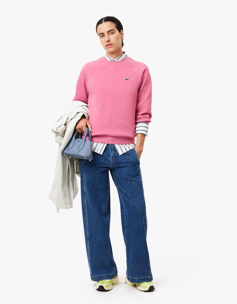 Piqué Crewneck Sweatshirt