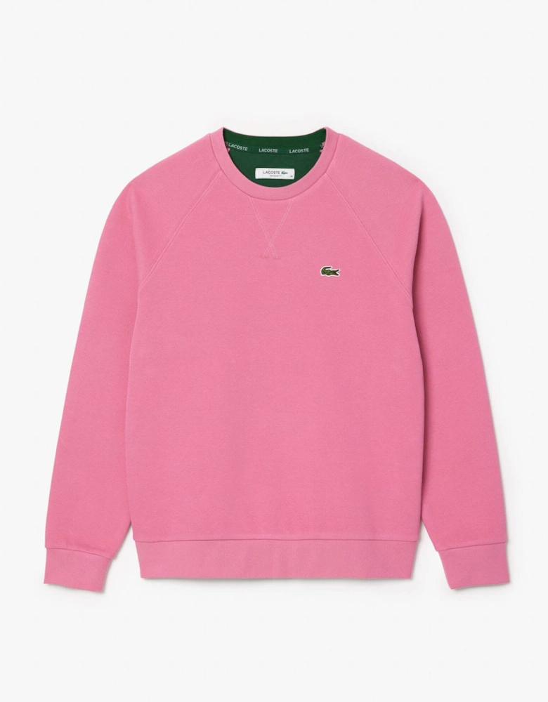 Piqué Crewneck Sweatshirt
