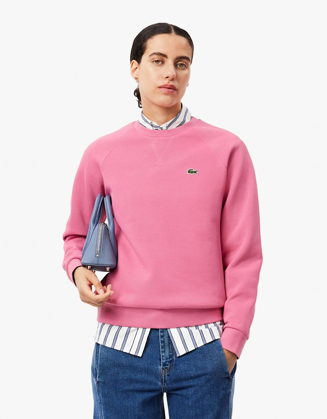 Piqué Crewneck Sweatshirt, 7 of 6