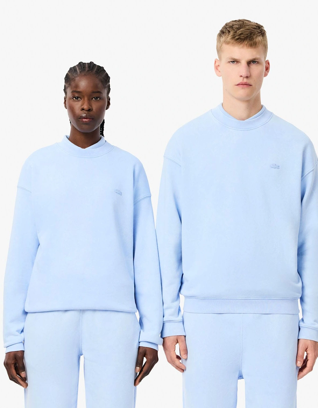 Loose Fit Washed Effect Fleece Sweatshirt, 7 of 6