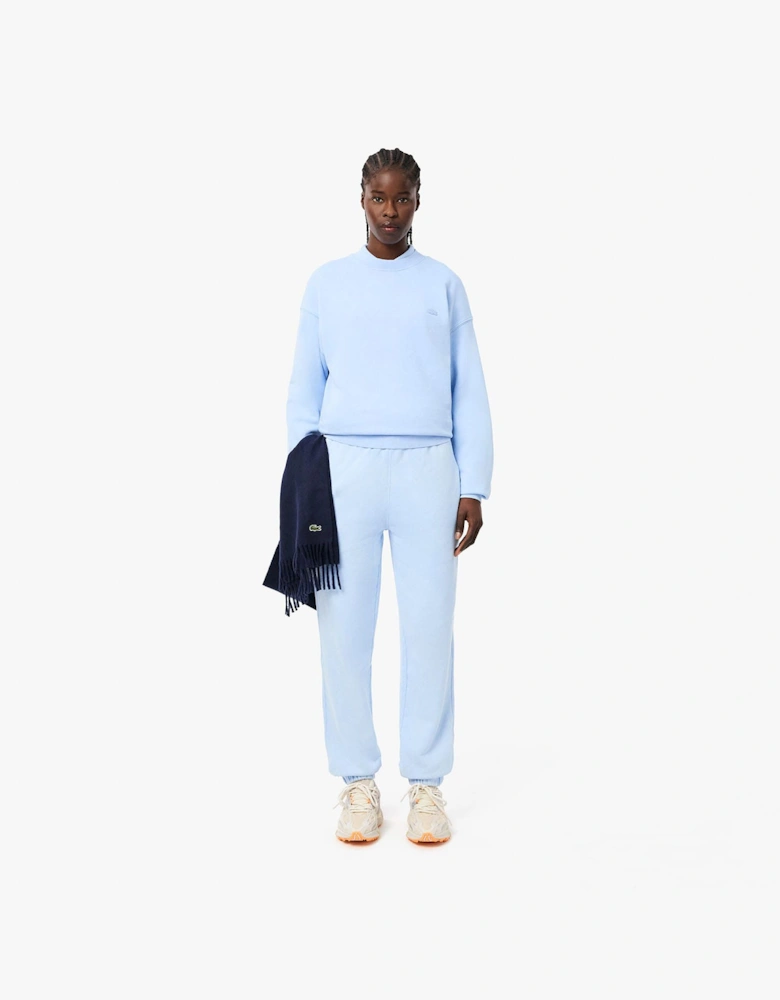 Loose Fit Washed Effect Fleece Sweatshirt